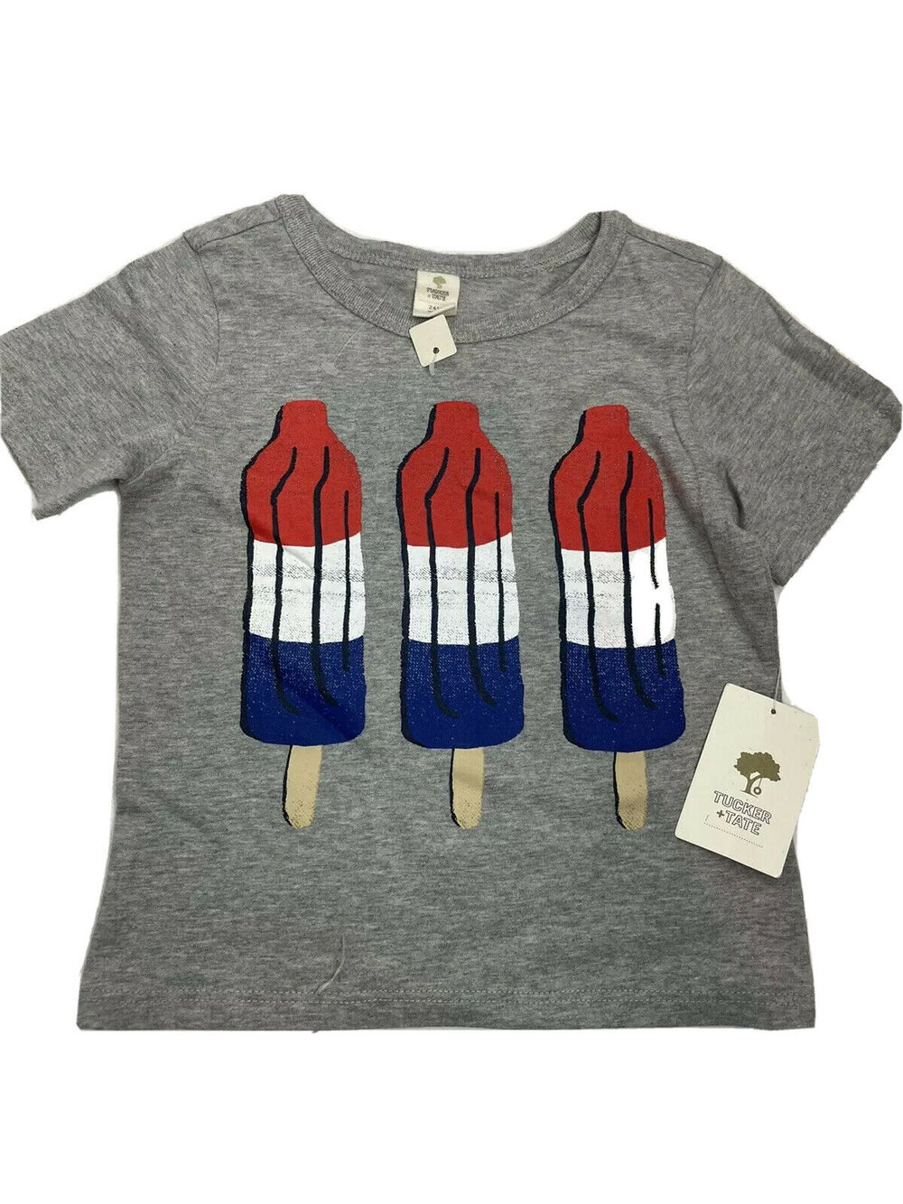 tucker tate my favorite graphic shirt popsicle top size 24 mo.